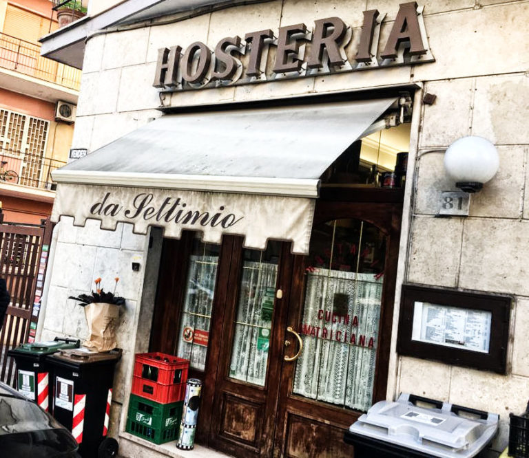 Hostaria da Settimio - Foodies 10 Best restaurants & delicius